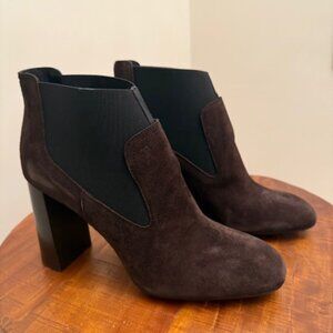 Tod's Brown Suede Bootie, Size 41